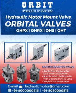 Hydraulic Motor Mounted Dual Over Center Valve + Shuttle Valve For OMT / OHT Motor in India