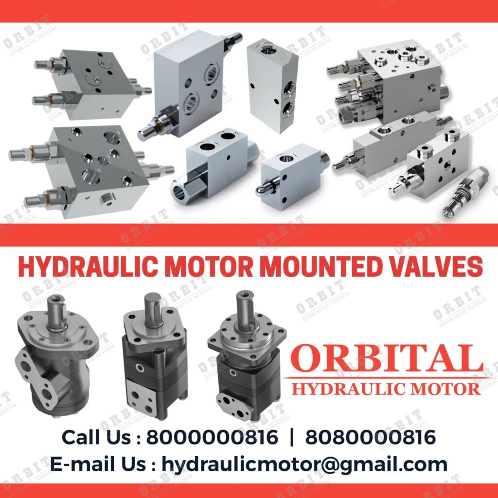 Hydraulic Motor Mounted Dual Over Center Valve  + Shuttle Valve For OMP OMRX OMS OMT / OHT Motor in India