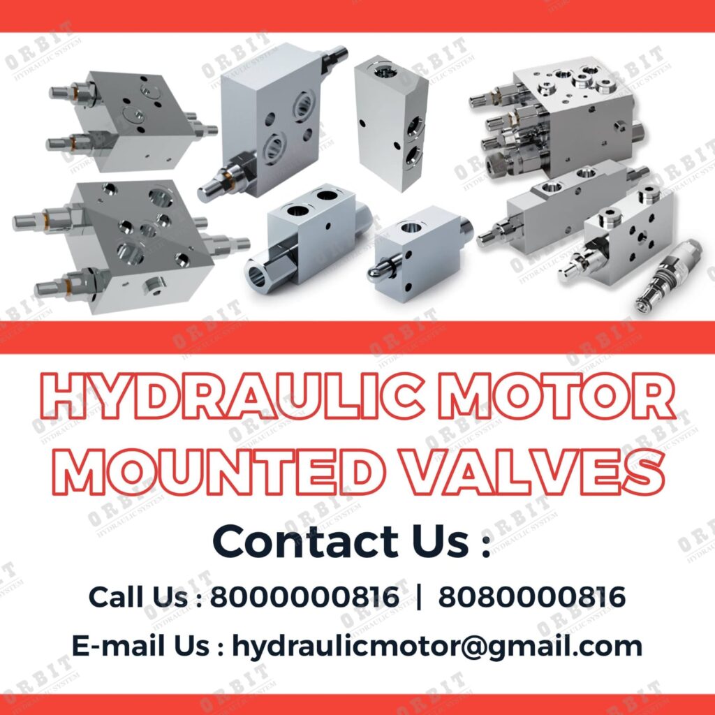 Hydraulic Motor Mounted Dual Over Center Valve + Shuttle Valve For OMT / OHT Motor in India