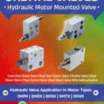 Hydraulic Motor OMP/OMR Motor mounted lever operated control valve c/w 3 position detent & RV 50 L/min and 210 Bar BDR-12-04 IN GHAZIABAD UTTAR PRADESH INDIA